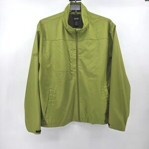 Ping Collection Mens XL Green Full Zip Golf Windbreaker Jacket Ripstop Lined